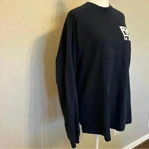 Disney World Spirit Jersey Navy Long Sleeve Crew Neck Size Small - Picture 4 of 11